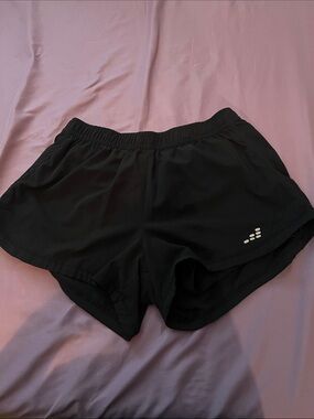 bcg Black Women’s Athletic Shorts with Reflective Logo